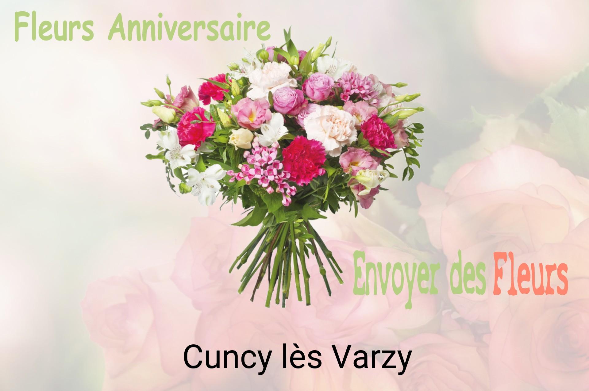Bouquet de fleurs d’anniversaire livré à Cuncy-lès-Varzy
